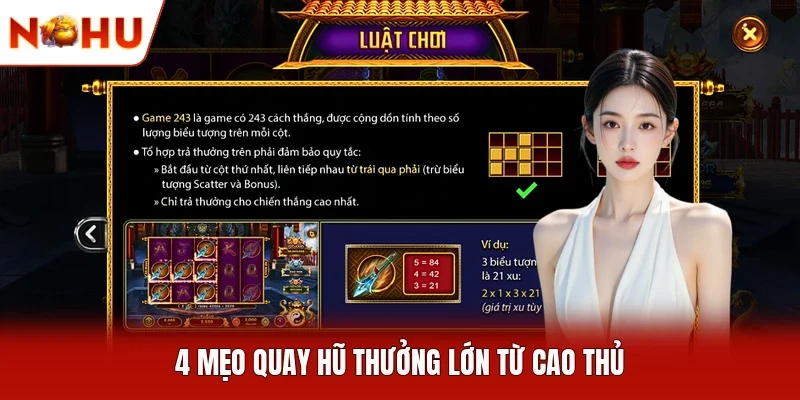 4 mẹo quay hũ thưởng lớn từ cao thủ